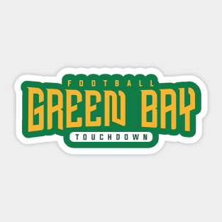 Green Bay Football Team Sticker